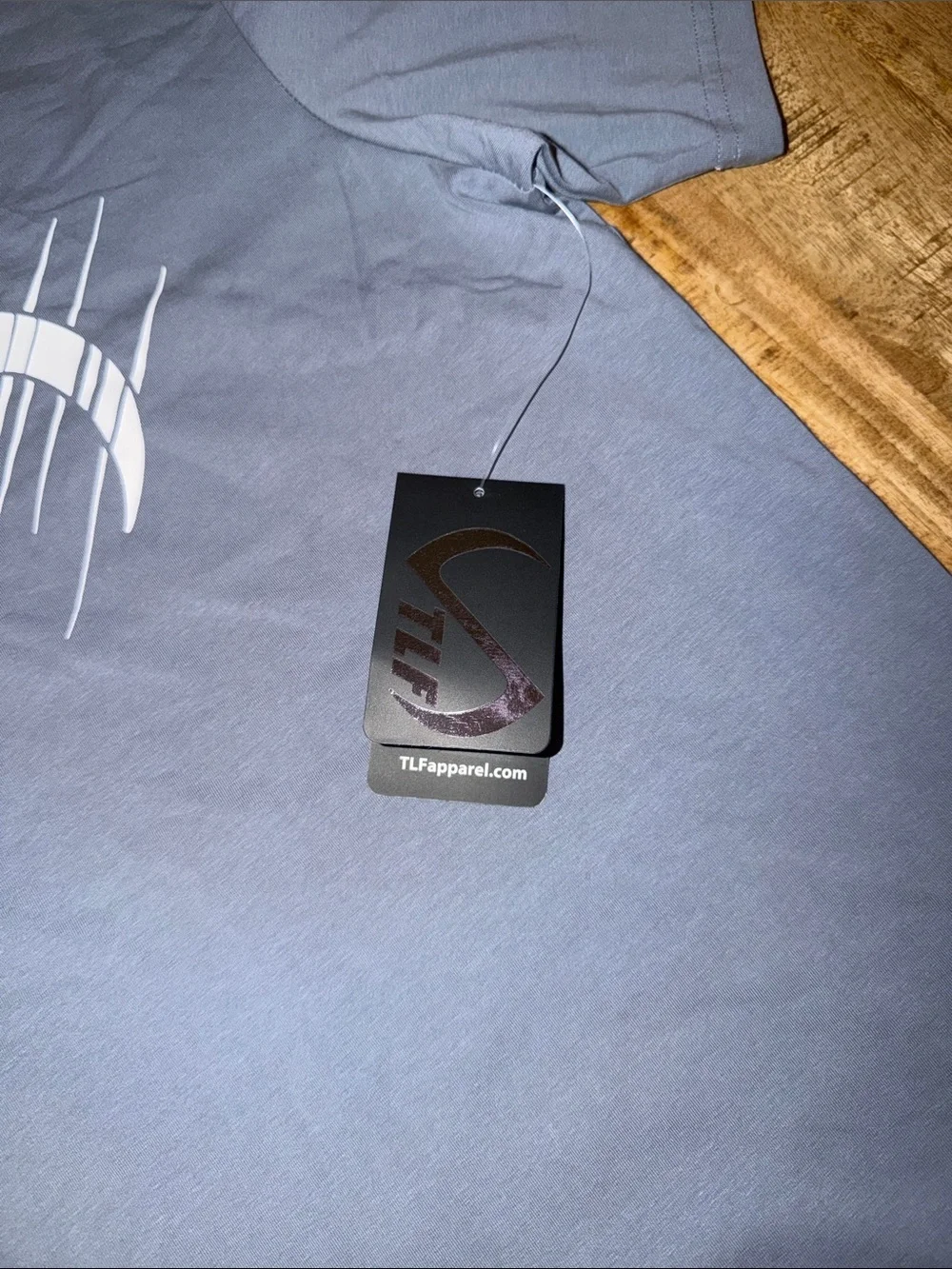Men's Short Sleeve Graphic Crew Tee - Slate Blue - Picture 2 of 3